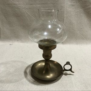 ❤️ Vintage Brass Handheld Candlestick